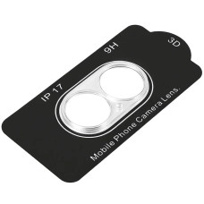 Защитное стекло на камеру Full Block (тех.пак) для Apple iPhone 17 (6.3) - Прозрачный