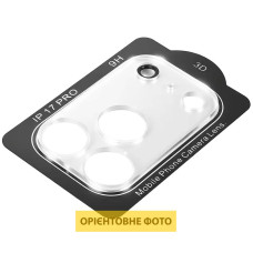 Защитное стекло на камеру Full Block (тех.пак) для Apple iPhone 17 Pro (6.3) - Прозрачный