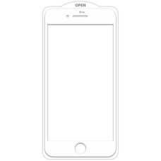 Захисне скло SKLO 5D (тех.пак) для Apple iPhone 7 plus / 8 plus (5.5) - Білий / Біла підкладка