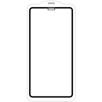 Захисне скло SKLO 5D (тех.пак) для Apple iPhone 11 Pro Max (6.5) / XS Max - Чорний / Біла підкладка