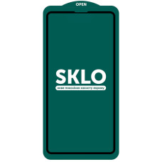 Захисне скло SKLO 5D (тех.пак) для Apple iPhone 15 Pro Max (6.7) - Чорний
