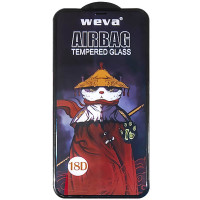 Захисне 2.5D скло Weva AirBag (тех.пак) для Apple iPhone 11 / XR (6.1) - Чорний