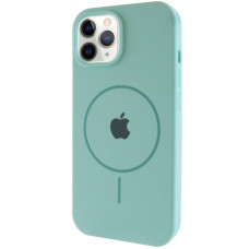 Силіконовий чохол Silicone Case Full Protective (AA) with MagSafe для Apple iPhone 11 Pro (5.8) - Бірюзовий / Light Turquoise