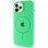 Силіконовий чохол Silicone Case Full Protective (AA) with MagSafe для Apple iPhone 11 Pro (5.8) - Зелений / Spearmint