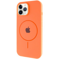 Силіконовий чохол Silicone Case Full Protective (AA) with MagSafe для Apple iPhone 11 Pro (5.8) - Помаранчевий / Papaya