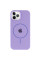 Силиконовый чехол Silicone Case Full Protective (AA) with MagSafe для Apple iPhone 11 Pro (5.8) - Сиреневый / Dasheen - фото