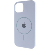 Силіконовий чохол Silicone Case Full Protective (AA) with MagSafe для Apple iPhone 11 (6.1) - Блакитний / Lilac Blue