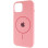 Силіконовий чохол Silicone Case Full Protective (AA) with MagSafe для Apple iPhone 11 (6.1) - Рожевий / Light pink
