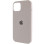 Силіконовий чохол Silicone Case Full Protective (AA) with MagSafe для Apple iPhone 11 (6.1) - Сірий / Light Grey