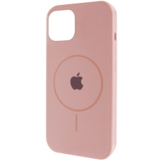 Силіконовий чохол Silicone Case Full Protective (AA) with MagSafe для Apple iPhone 11 (6.1) - Рожевий / Pink Sand