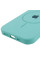 Силіконовий чохол Silicone Case Full Protective (AA) with MagSafe для Apple iPhone 11 (6.1) - Бірюзовий / Marine Green - фото