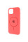 Силіконовий чохол Silicone Case Full Protective (AA) with MagSafe для Apple iPhone 11 (6.1) - Кавуновий / Watermelon red - фото