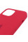Силіконовий чохол Silicone Case Full Protective (AA) with MagSafe для Apple iPhone 11 (6.1) - Червоний / Deep Red - фото