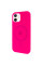 Силіконовий чохол Silicone Case Full Protective (AA) with MagSafe для Apple iPhone 11 (6.1) - Рожевий / Barbie pink - фото