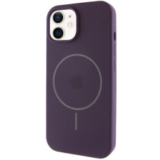 Силиконовый чехол Silicone Case Full Protective (AA) with MagSafe для Apple iPhone 11 (6.1) - Фиолетовый / Elderberry