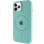 Силіконовий чохол Silicone Case Full Protective (AA) with MagSafe для Apple iPhone 11 Pro Max (6.5) - Бірюзовий / Marine Green