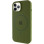 Силіконовий чохол Silicone Case Full Protective (AA) with MagSafe для Apple iPhone 11 Pro Max (6.5) - Зелений / Dark Olive