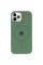 Силіконовий чохол Silicone Case Full Protective (AA) with MagSafe для Apple iPhone 11 Pro Max (6.5) - Зелений / Pine green - фото