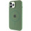 Силіконовий чохол Silicone Case Full Protective (AA) with MagSafe для Apple iPhone 11 Pro Max (6.5) - Зелений / Pine green