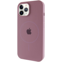 Силіконовий чохол Silicone Case Full Protective (AA) with MagSafe для Apple iPhone 11 Pro Max (6.5) - Ліловий / Lilac Pride