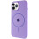 Силіконовий чохол Silicone Case Full Protective (AA) with MagSafe для Apple iPhone 11 Pro Max (6.5) - Бузковий / Dasheen