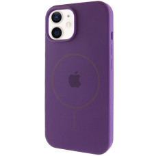 Силіконовий чохол Silicone Case Full Protective (AA) with MagSafe для Apple iPhone 11 Pro Max (6.5) - Фіолетовий / Amethyst