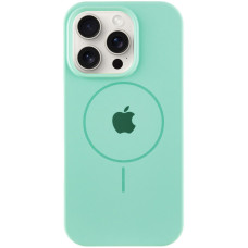 Силіконовий чохол Silicone Case Full Protective (AA) with MagSafe для Apple iPhone 14 Pro Max (6.7) - Зелений / Spearmint