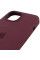 Силіконовий чохол Silicone Case Full Protective (AA) with MagSafe для Apple iPhone 14 (6.1) - Бордовий / Plum - фото
