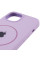 Силіконовий чохол Silicone Case Full Protective (AA) with MagSafe для Apple iPhone 14 (6.1) - Бузковий / Lilac - фото