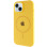 Силіконовий чохол Silicone Case Full Protective (AA) with MagSafe для Apple iPhone 14 Plus (6.7) - Жовтий / Yellow
