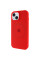 Силиконовый чехол Silicone Case Full Protective (AA) with MagSafe для Apple iPhone 14 Plus (6.7) - Красный / Red - фото