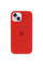 Силиконовый чехол Silicone Case Full Protective (AA) with MagSafe для Apple iPhone 14 Plus (6.7) - Красный / Red - фото