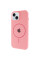 Силиконовый чехол Silicone Case Full Protective (AA) with MagSafe для Apple iPhone 14 Plus (6.7) - Розовый / Light pink - фото