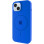 Силіконовий чохол Silicone Case Full Protective (AA) with MagSafe для Apple iPhone 14 Plus (6.7) - Синій / Capri Blue
