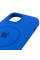 Силиконовый чехол Silicone Case Full Protective (AA) with MagSafe для Apple iPhone 14 Plus (6.7) - Синий / Capri Blue - фото