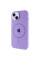 Силиконовый чехол Silicone Case Full Protective (AA) with MagSafe для Apple iPhone 14 Plus (6.7) - Сиреневый / Dasheen - фото
