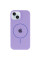 Силиконовый чехол Silicone Case Full Protective (AA) with MagSafe для Apple iPhone 14 Plus (6.7) - Сиреневый / Dasheen - фото