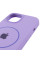 Силиконовый чехол Silicone Case Full Protective (AA) with MagSafe для Apple iPhone 14 Plus (6.7) - Сиреневый / Dasheen - фото