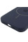Силиконовый чехол Silicone Case Full Protective (AA) with MagSafe для Apple iPhone 14 Plus (6.7) - Темно-синий / Midnight blue - фото