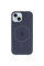 Силиконовый чехол Silicone Case Full Protective (AA) with MagSafe для Apple iPhone 14 Plus (6.7) - Темно-синий / Midnight blue - фото