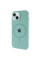 Силіконовий чохол Silicone Case Full Protective (AA) with MagSafe для Apple iPhone 15 (6.1) - Бірюзовий / Light Turquoise - фото