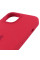 Силіконовий чохол Silicone Case Full Protective (AA) with MagSafe для Apple iPhone 15 (6.1) - Червоний / Deep Red - фото