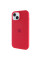 Силіконовий чохол Silicone Case Full Protective (AA) with MagSafe для Apple iPhone 15 (6.1) - Червоний / Deep Red - фото