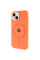 Силіконовий чохол Silicone Case Full Protective (AA) with MagSafe для Apple iPhone 15 (6.1) - Помаранчевий / Papaya - фото