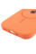 Силіконовий чохол Silicone Case Full Protective (AA) with MagSafe для Apple iPhone 15 (6.1) - Помаранчевий / Papaya - фото