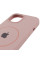 Силіконовий чохол Silicone Case Full Protective (AA) with MagSafe для Apple iPhone 15 (6.1) - Рожевий / Pink Sand - фото