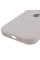 Силіконовий чохол Silicone Case Full Protective (AA) with MagSafe для Apple iPhone 15 (6.1) - Сірий / Light Grey - фото