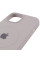 Силіконовий чохол Silicone Case Full Protective (AA) with MagSafe для Apple iPhone 15 (6.1) - Сірий / Light Grey - фото