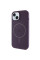 Силіконовий чохол Silicone Case Full Protective (AA) with MagSafe для Apple iPhone 15 (6.1) - Фіолетовий / Elderberry - фото