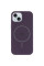 Силіконовий чохол Silicone Case Full Protective (AA) with MagSafe для Apple iPhone 15 (6.1) - Фіолетовий / Elderberry - фото